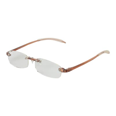 Gambar Teem Kacamata Baca Rimless +2.00 - Cokelat