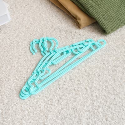 Gambar Stora Set 4 Pcs Hanger Plastik Pp - Biru