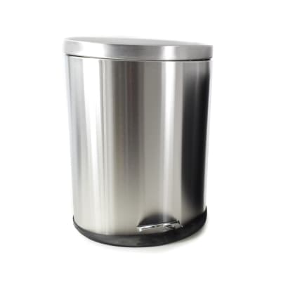 Gambar Tempat Sampah 20 Ltr Stainless Oval