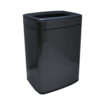 Gambar Krisbow 12 Ltr Tempat Sampah Stainless Open Top - Hitam