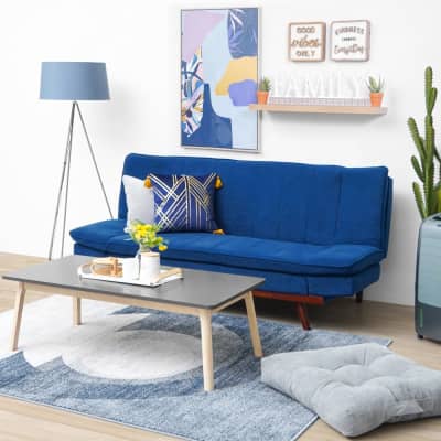 Gambar Informa Luisa Sofa Bed Fabric - Biru