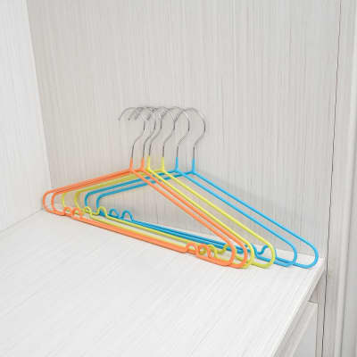 Gambar Stora 40 Cm Set 6 Pcs Hanger Pvc Coating - Orang/hijau