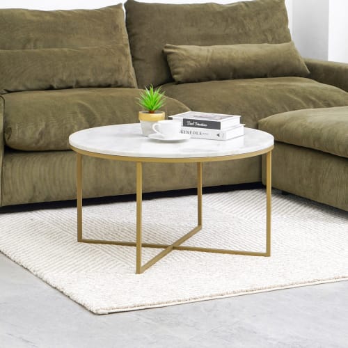 Jual Coffee Table Meja Tamu Bundar Kecil Informa