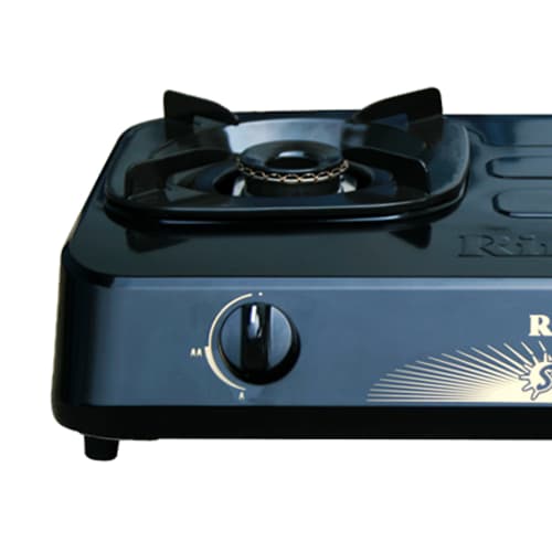 Jual Rinnai Kompor Gas 2 Tungku Ri 302 S Hitam Terbaru | Ruparupa