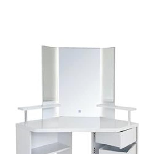 BEAU CORNER DRESSING TABLE WHITE