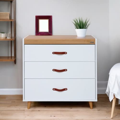 BIEL CHEST 3 DRAWERS WHITE OAK