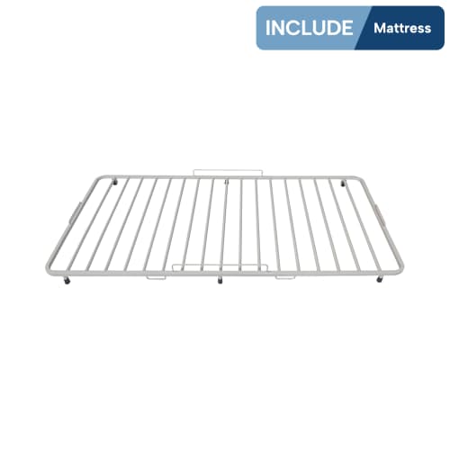 BARRY PULL OUT BED WHITE (S/2)
