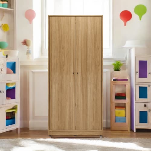 GIO 2 DOORS WARDROBE EURO OAK