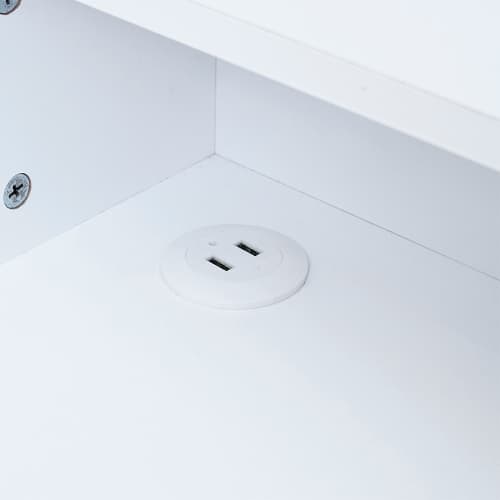 BIEL STUDY DESK WHITE - OAK