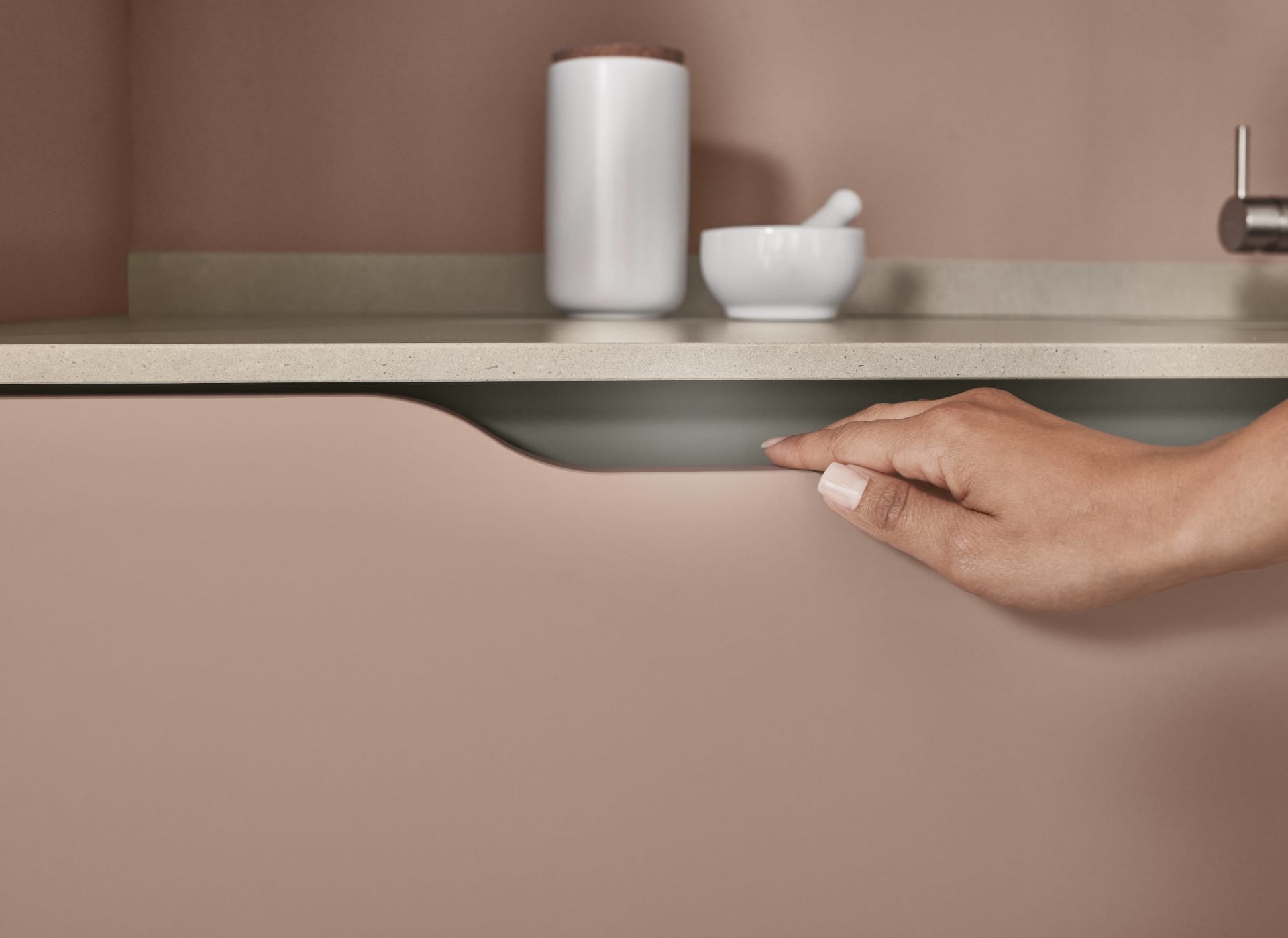 Boutique Fris keuken in de showroom van Kitchen4All