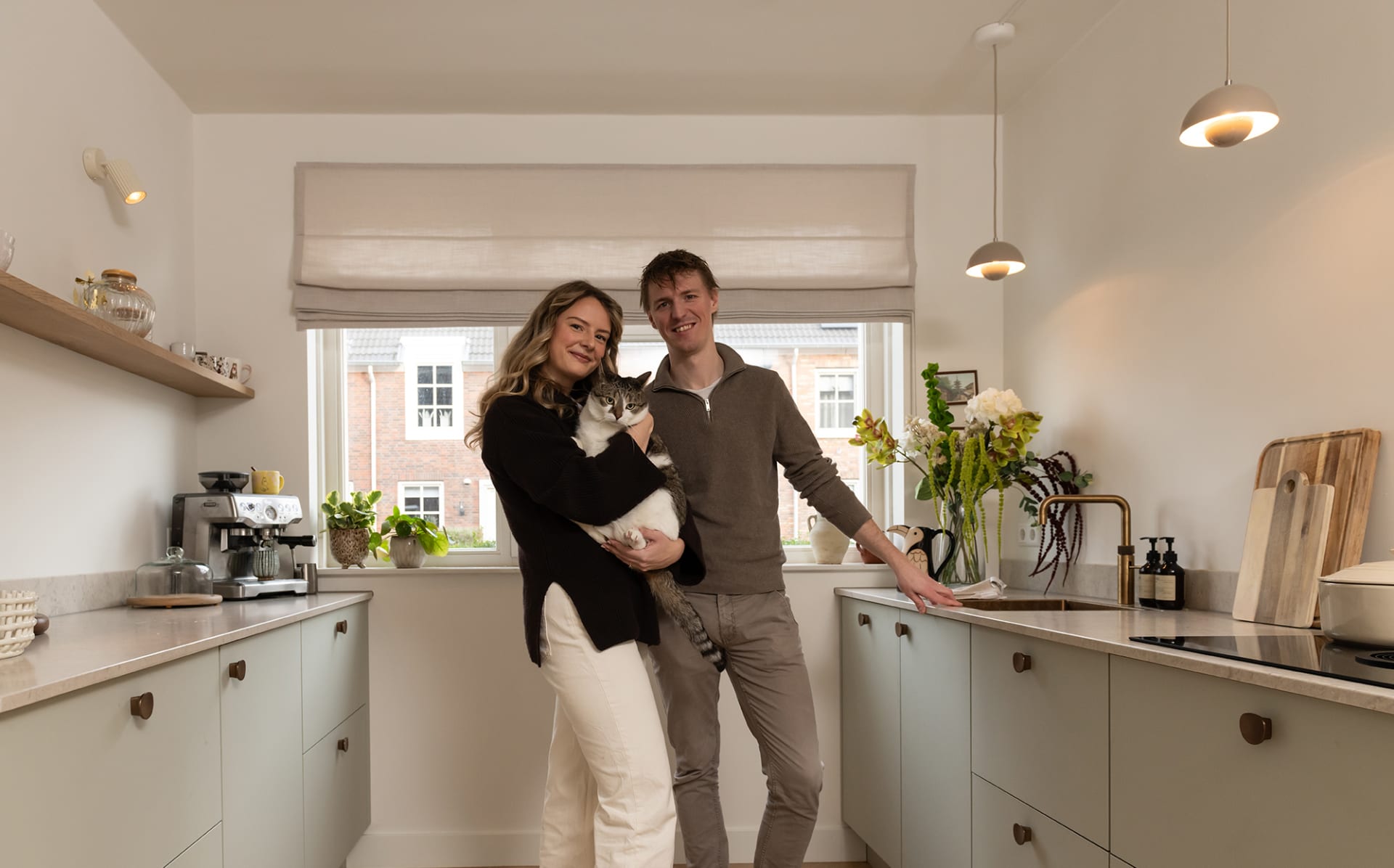 Scandinavische keuken met maatwerk voor Maaike & Tijs