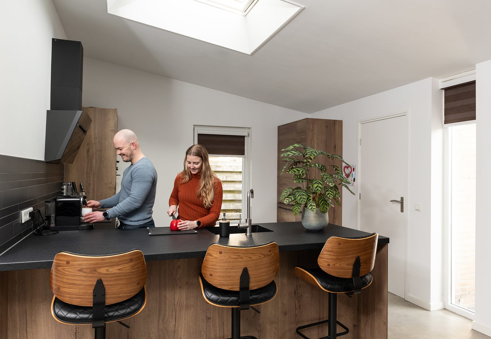 Stoere keuken van familie Toersche in Hoogeveen