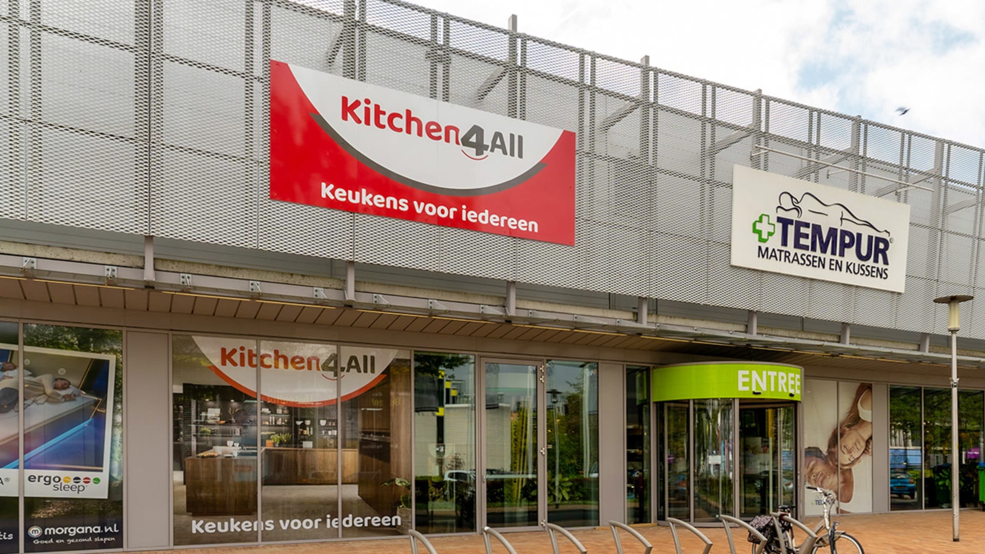 De winkel van Kitchen4All Leiderdorp
