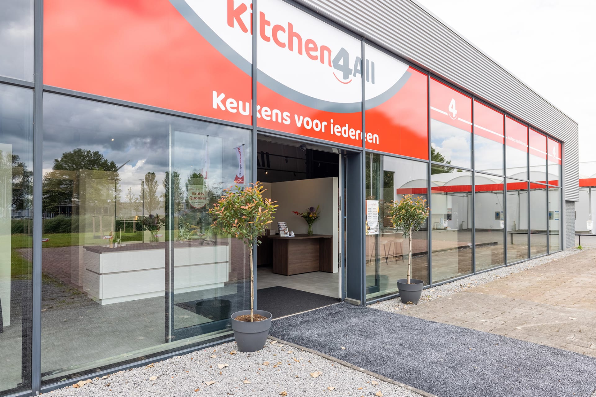 De winkel van Kitchen4All Leeuwarden