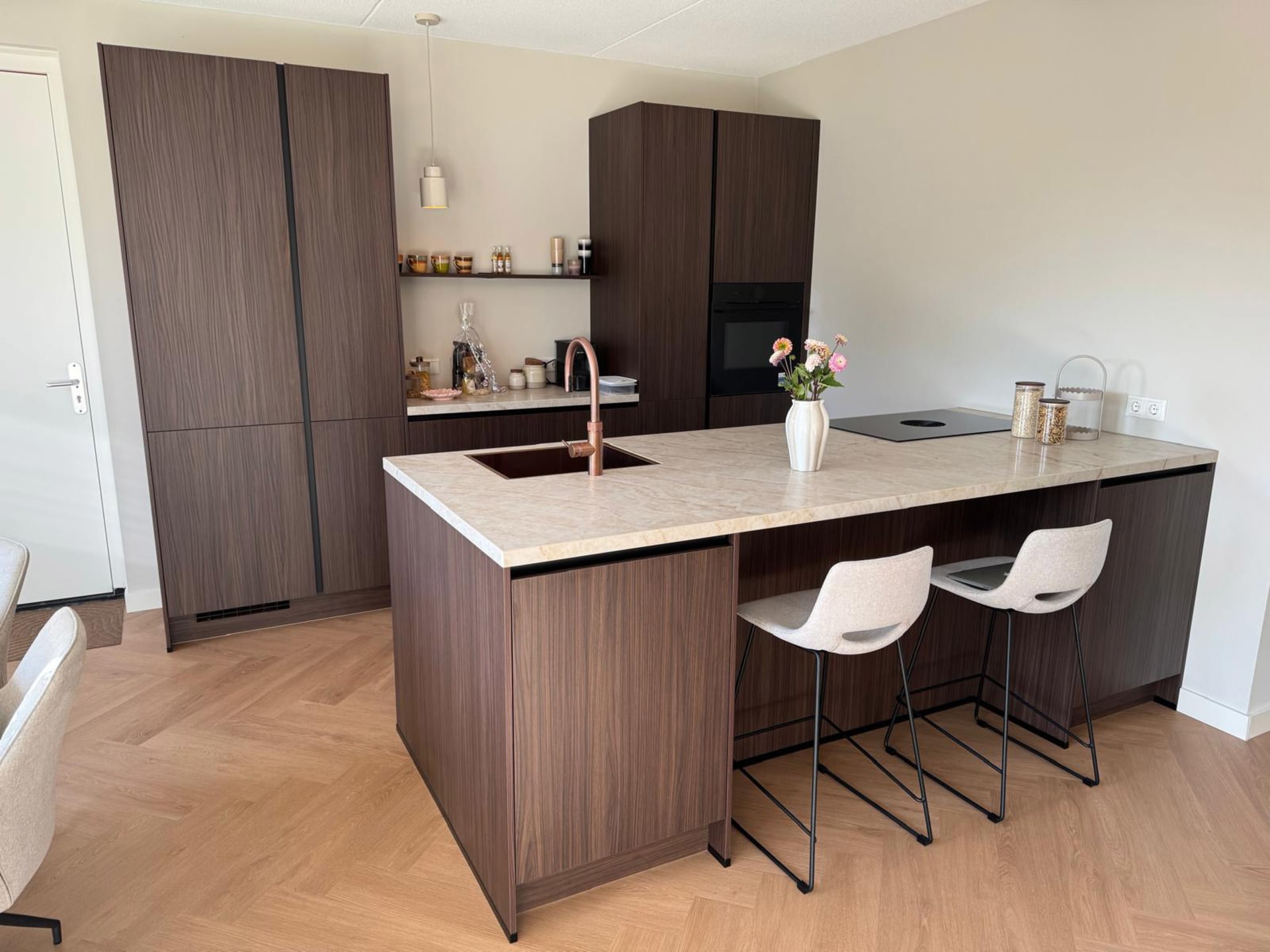 Opgeleverde japandi keuken Kitchen4All Hattemerbroek