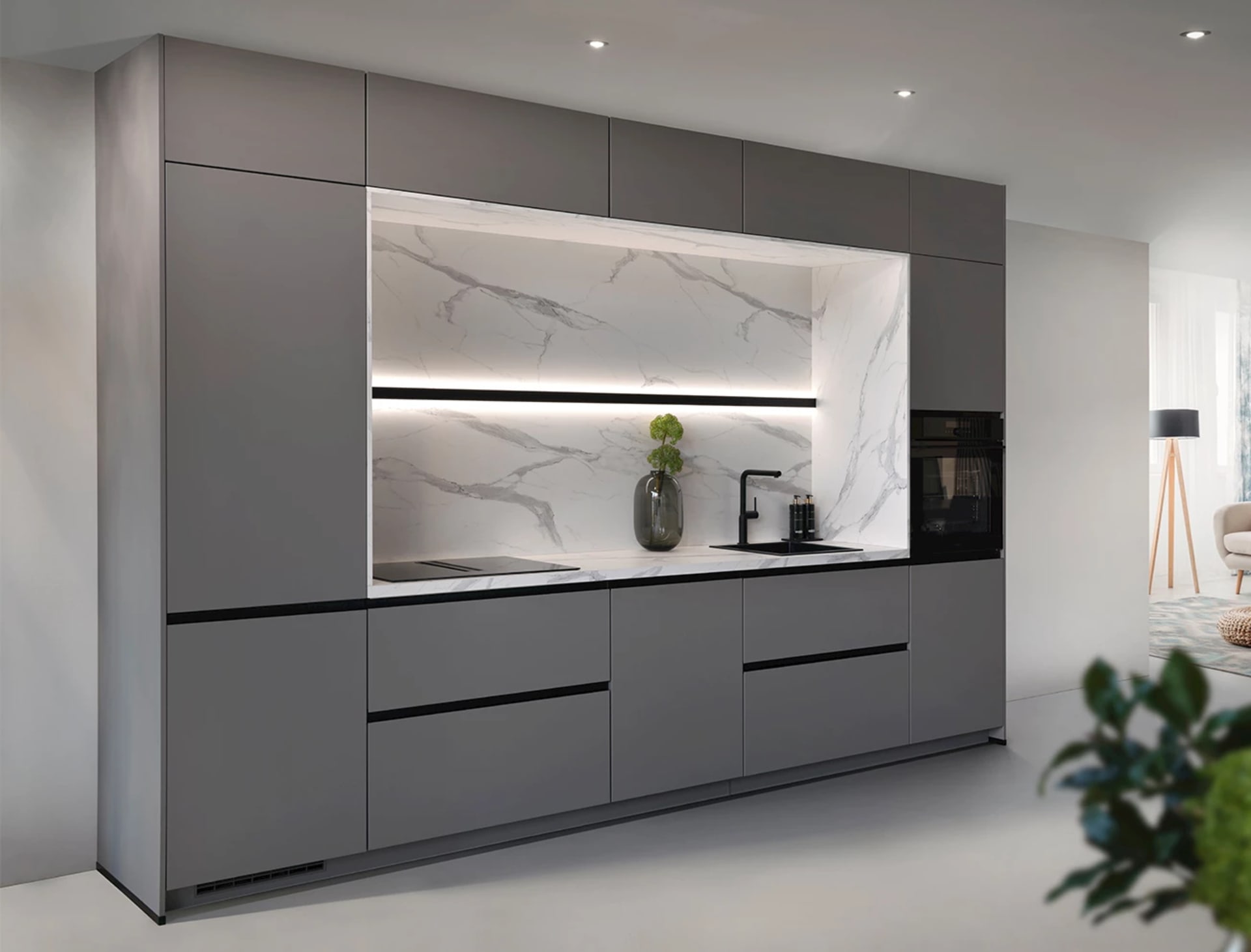 Kleine moderne keuken