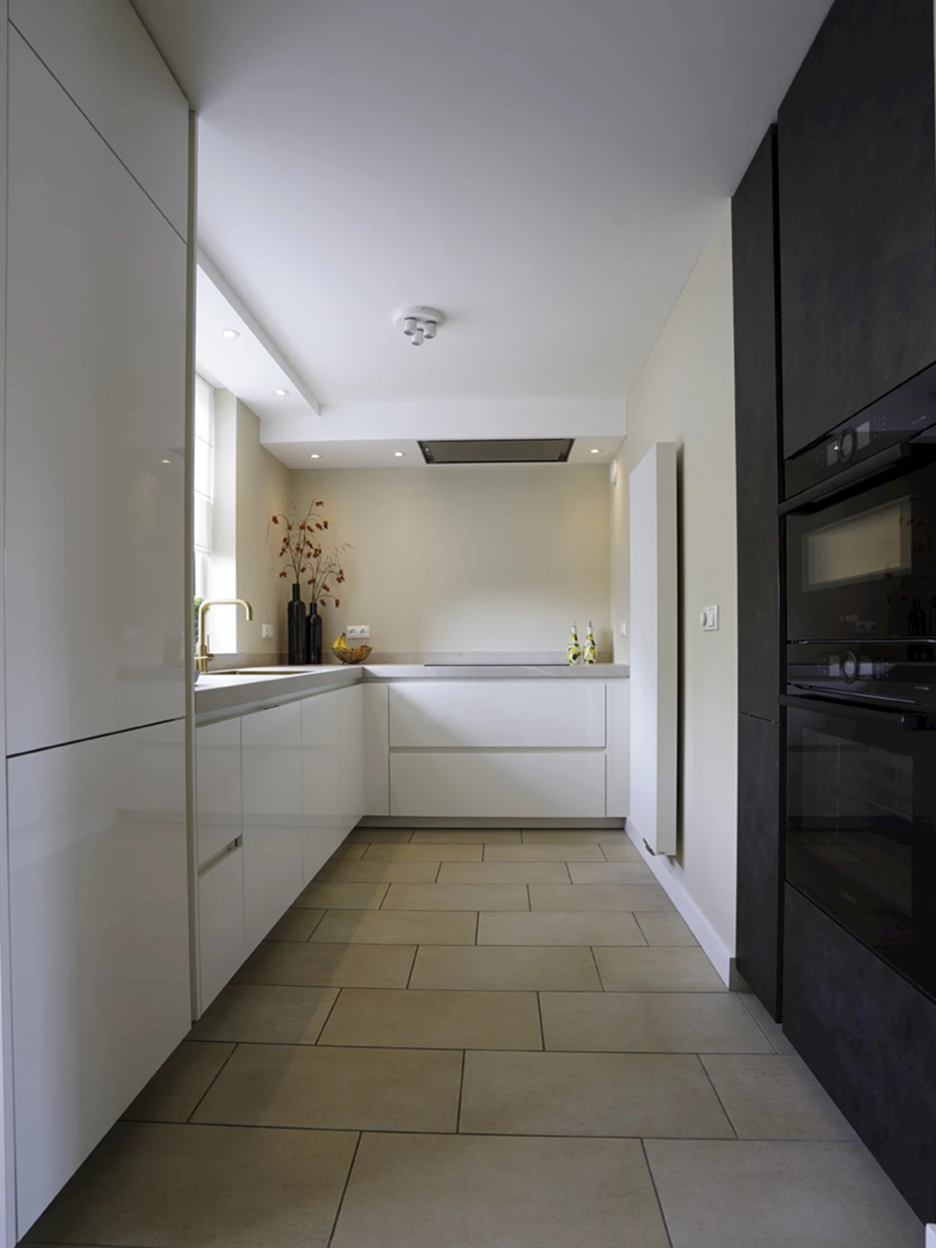 Keuken zonder bovenkasten