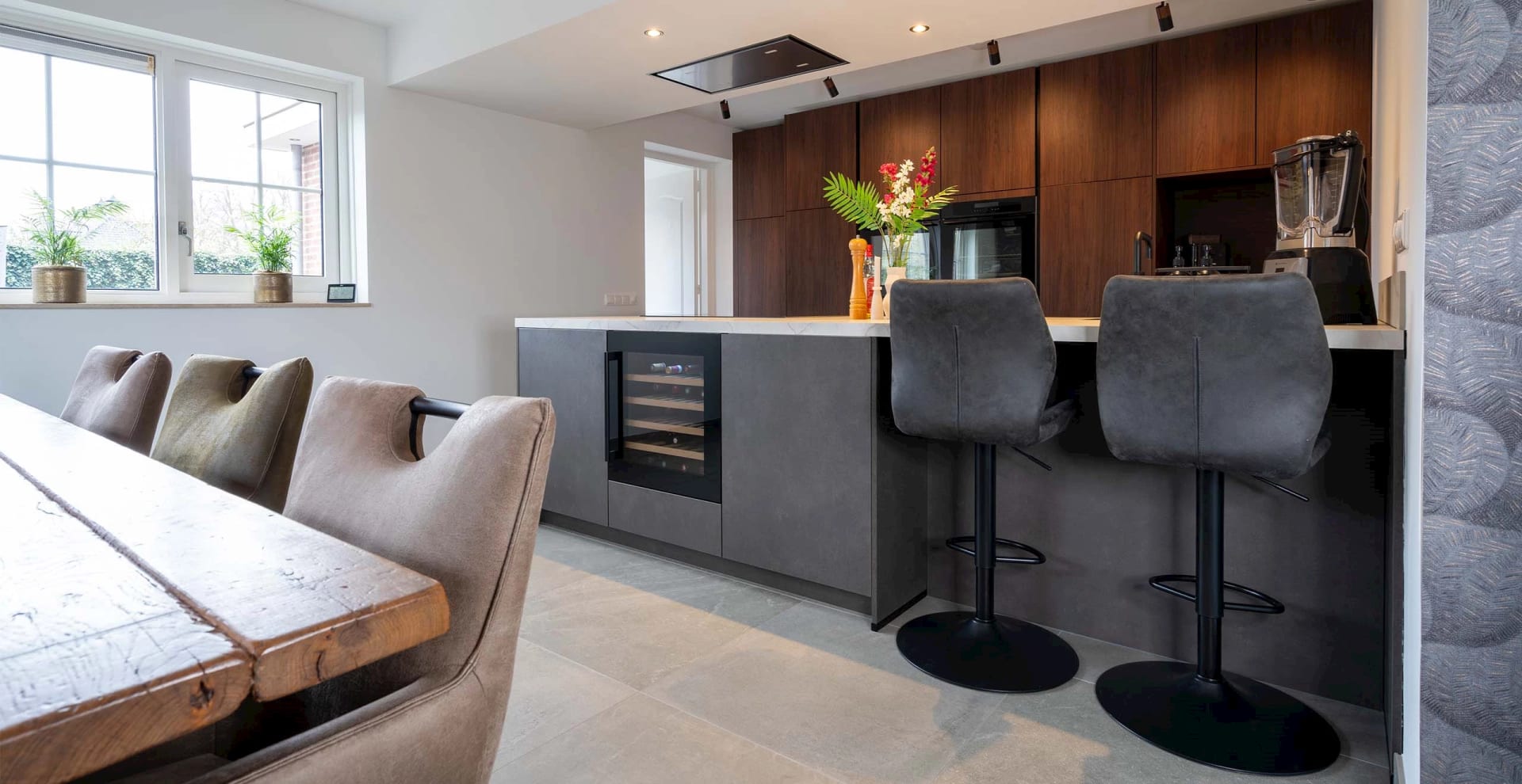 Open keuken met eiland (1)