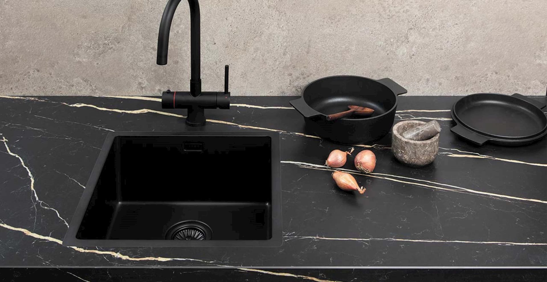 Werkbladen in keuken