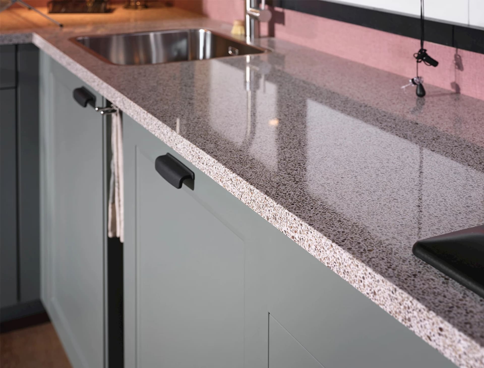 Terrazzo composiet werkblad