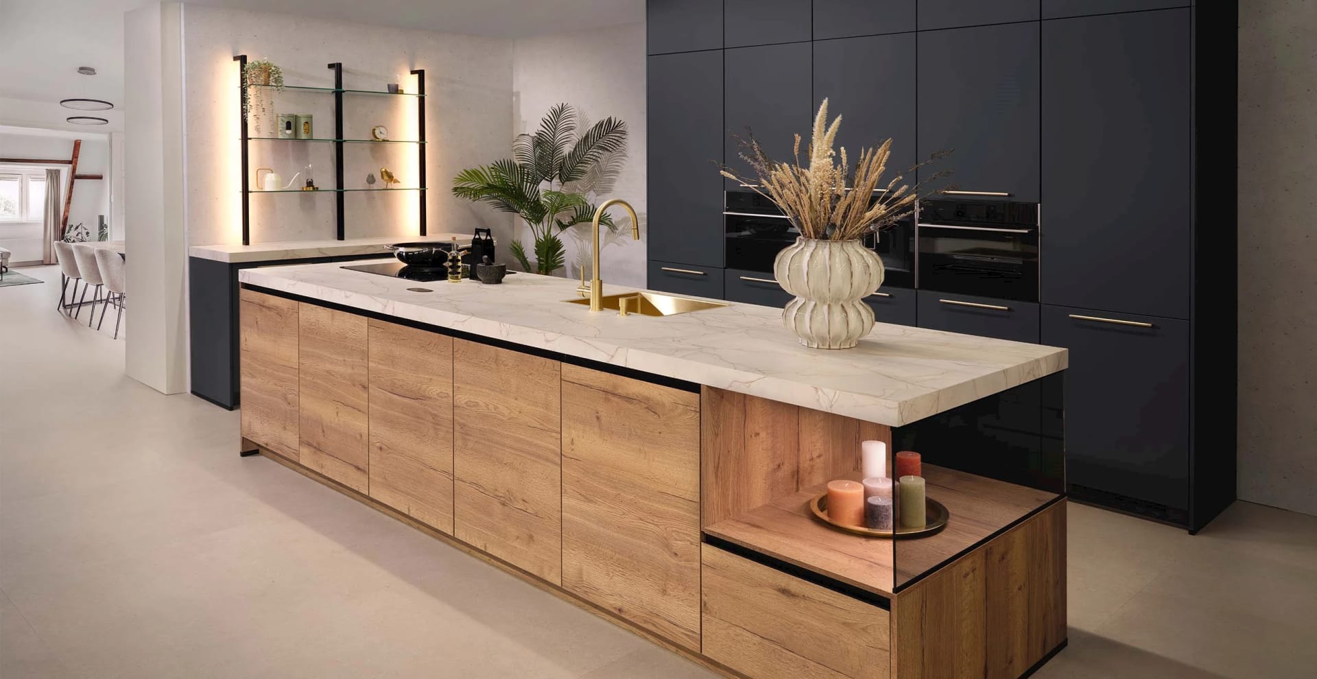 Eiken moderne keuken