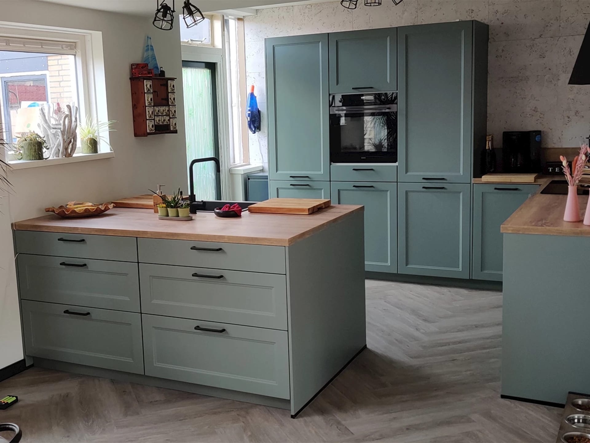 Landelijke keuken familie van der Wees