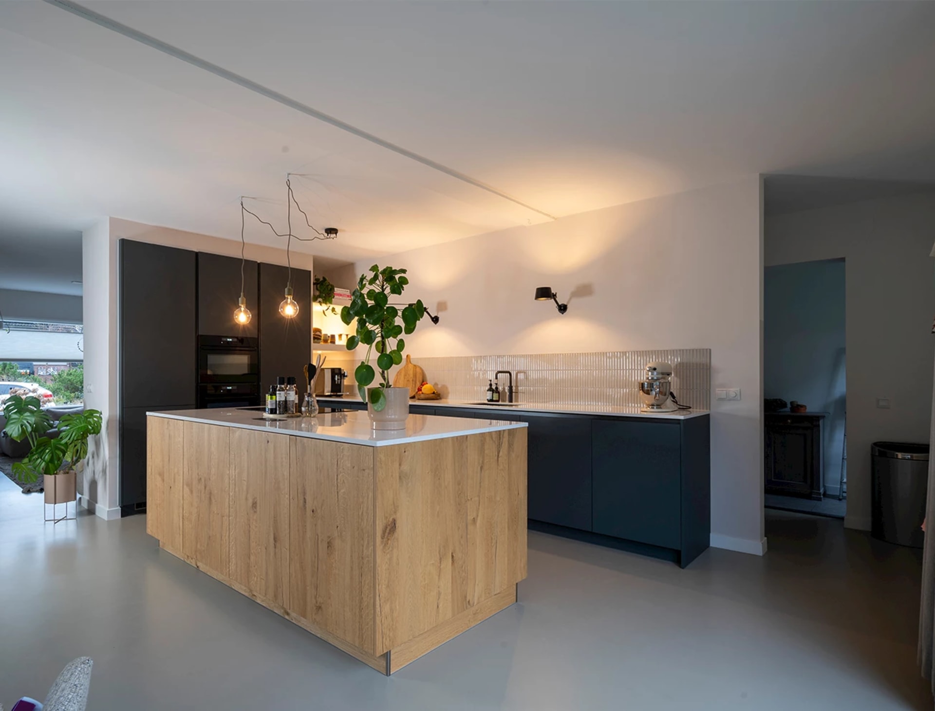 Trendy landelijke keuken familie Post