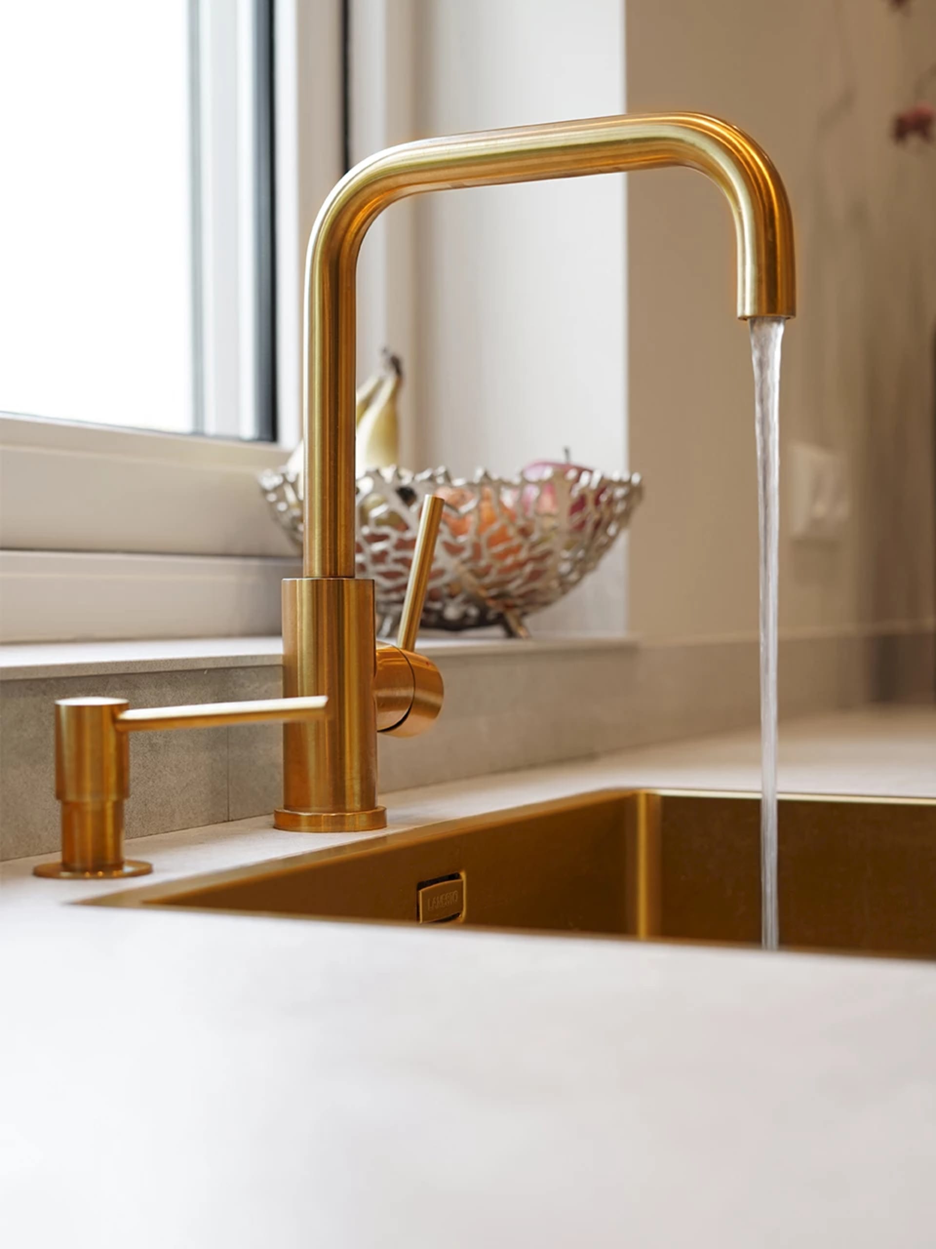 Goudkleurige accenten