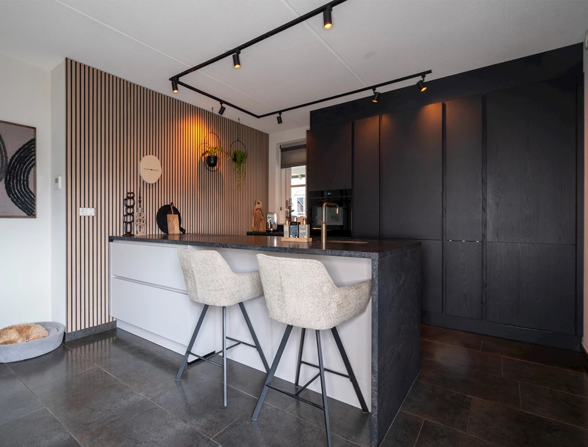 Luxe keuken met schiereiland