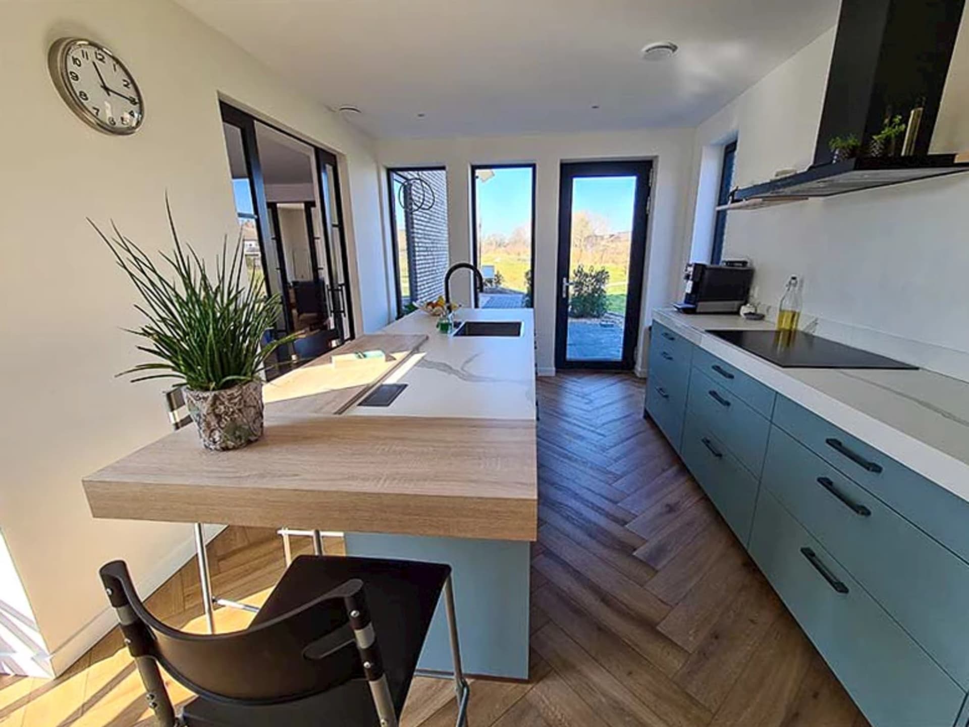 Blauwe keuken Barneveld