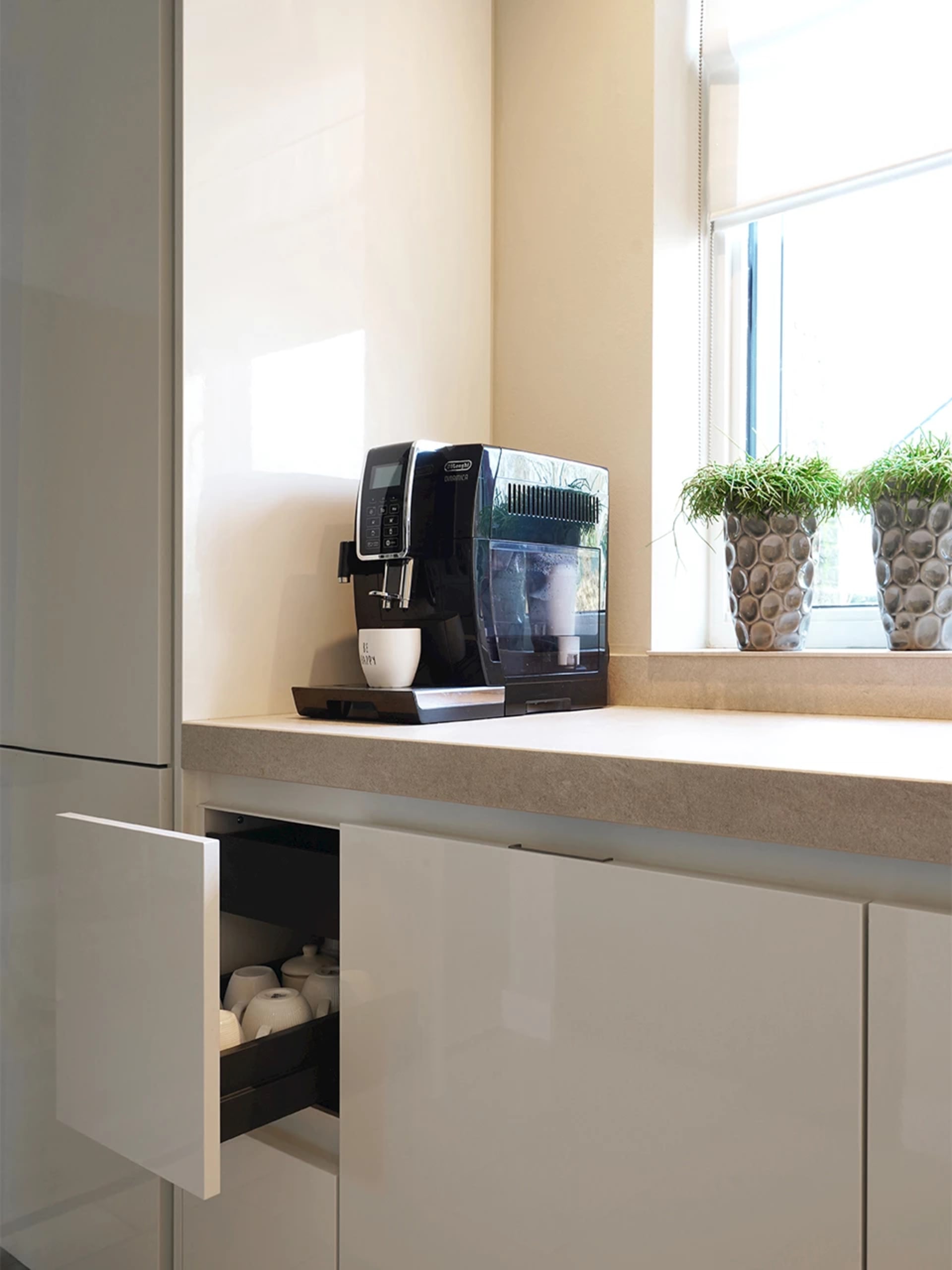 Koffiehoek toevoegen