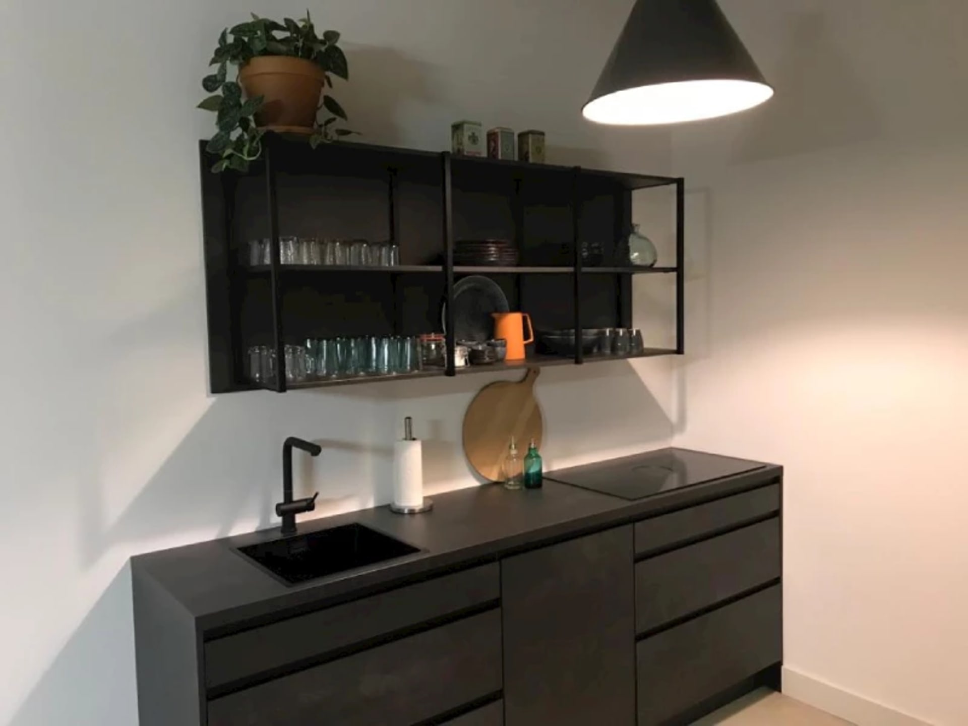 Kookplaat met afzuiging