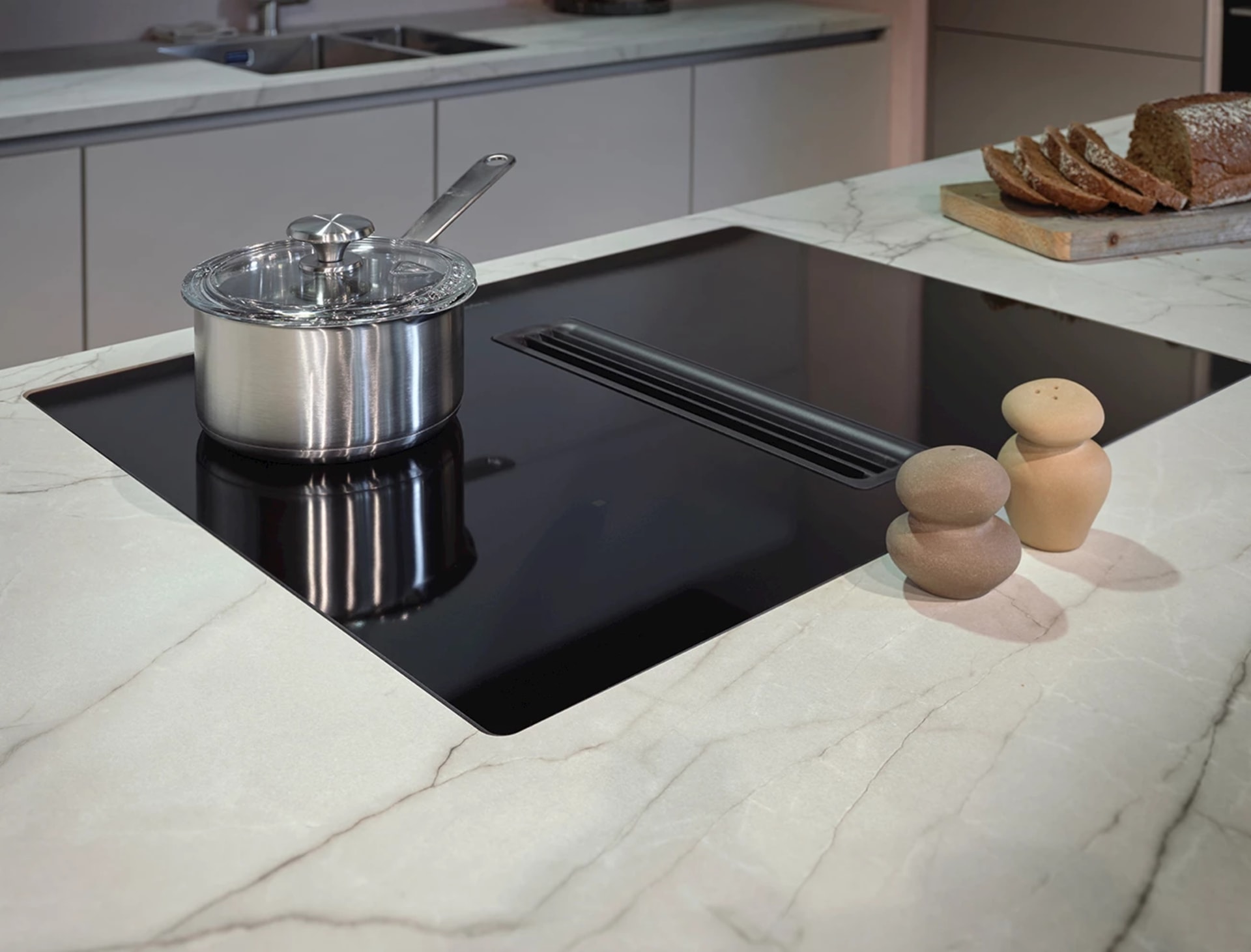 Geïntegreerde afzuiging