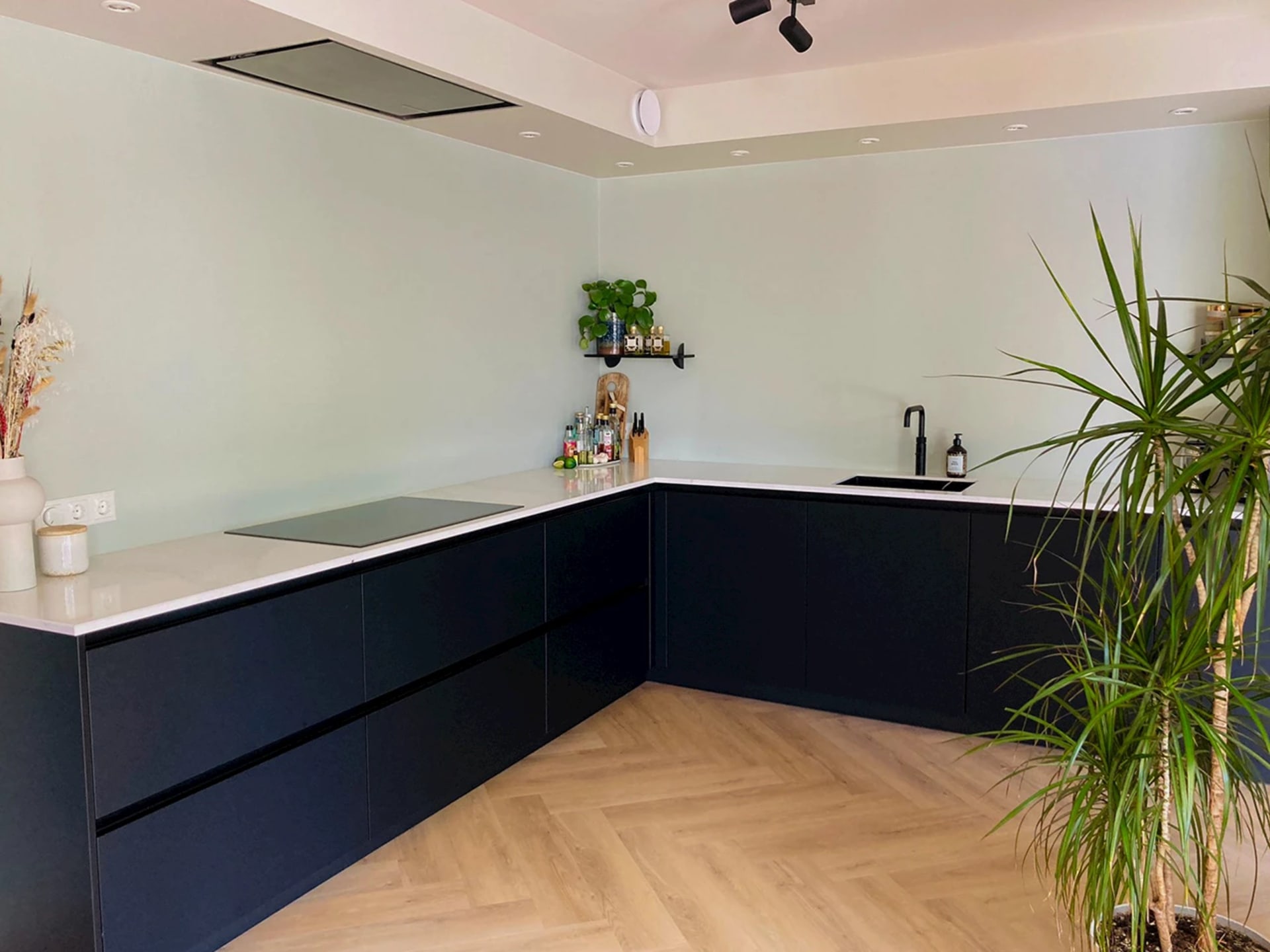 Ruime moderne keuken bij de familie Klaver