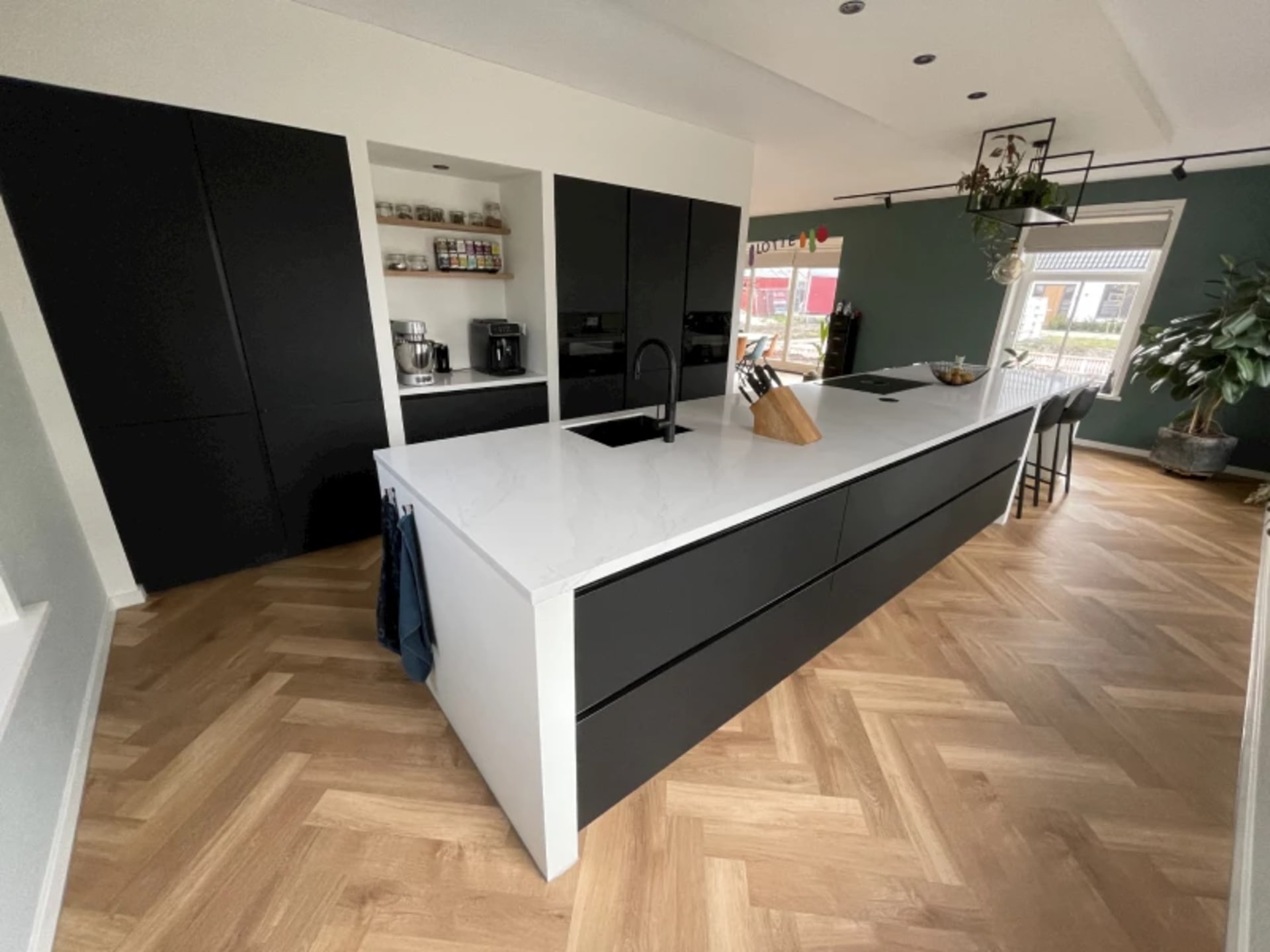 Familiekeuken met kookeiland