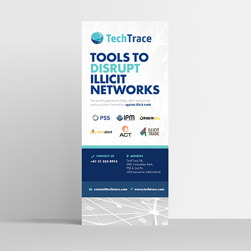 TechTrace Roll Up Banner