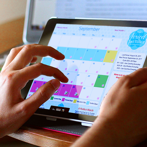 Modess Period Partner Web App