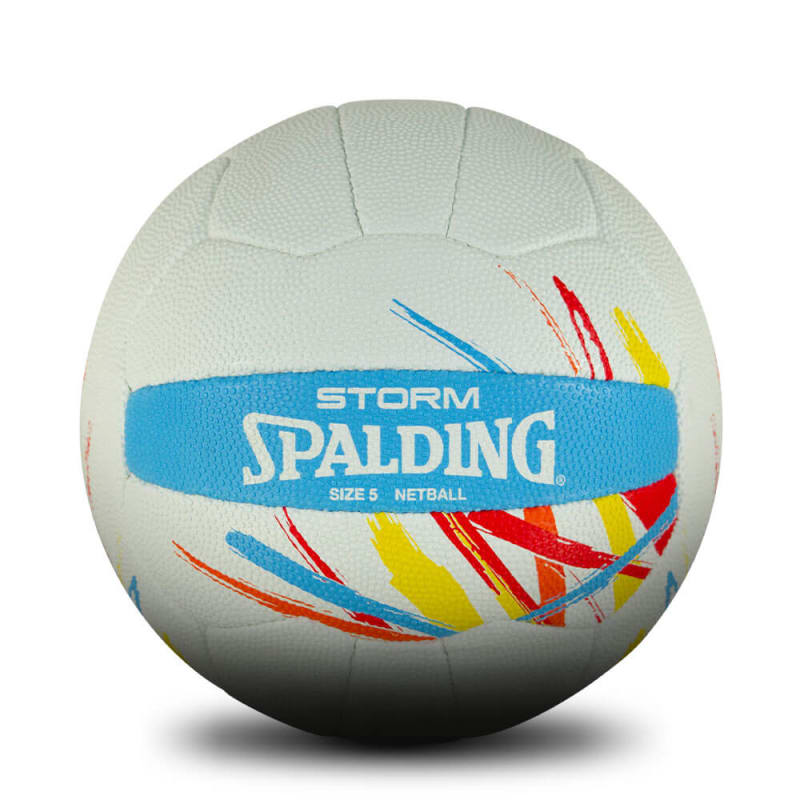 Storm Match Netball - White & Multi