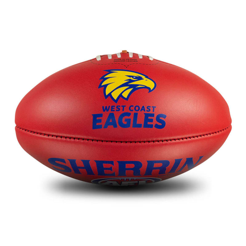 AFL Team Leather Ball - West Coast Eagles