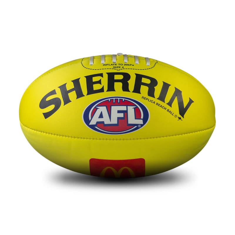 AFL Replica Beach Football - Yellow