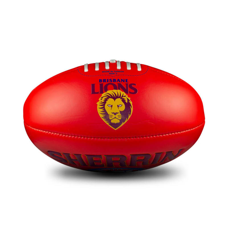 Brisbane Lions Super Soft Touch - Red Size 3