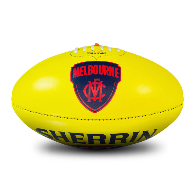 AFL Team Leather Ball - Melbourne Demons