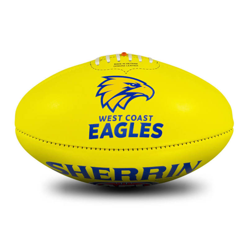 AFL Team Leather Ball - West Coast