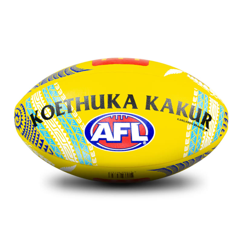 2025 Sir Doug Nicholls Round - Replica Game Ball - Yellow
