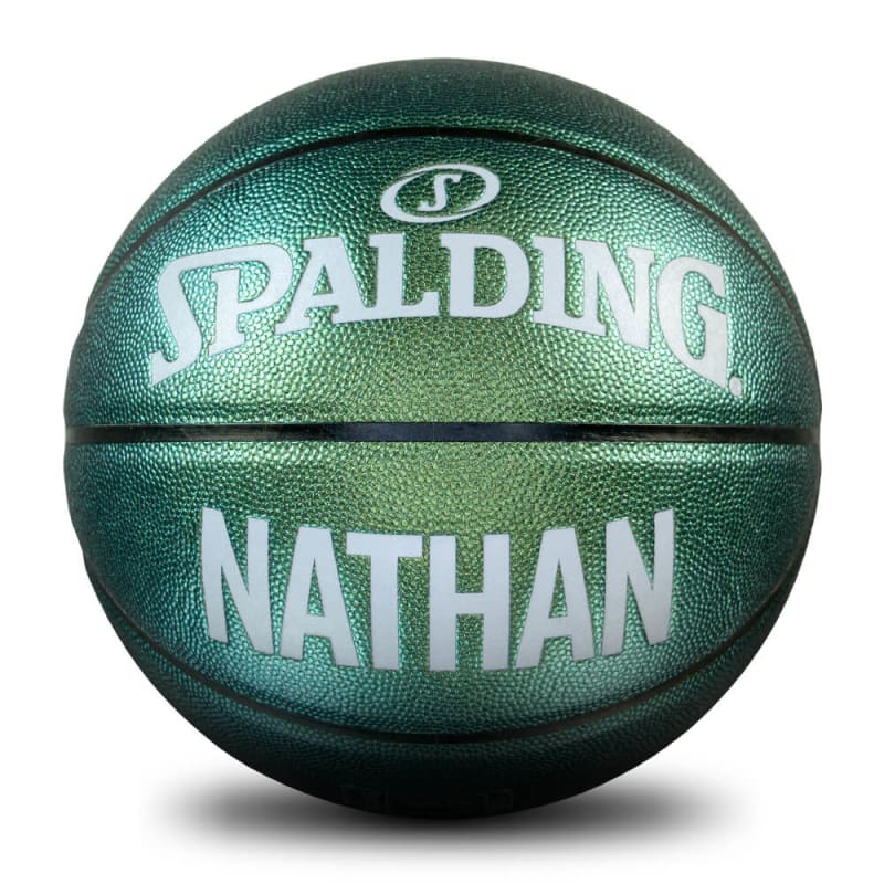 Astral Green Personalised Basketball