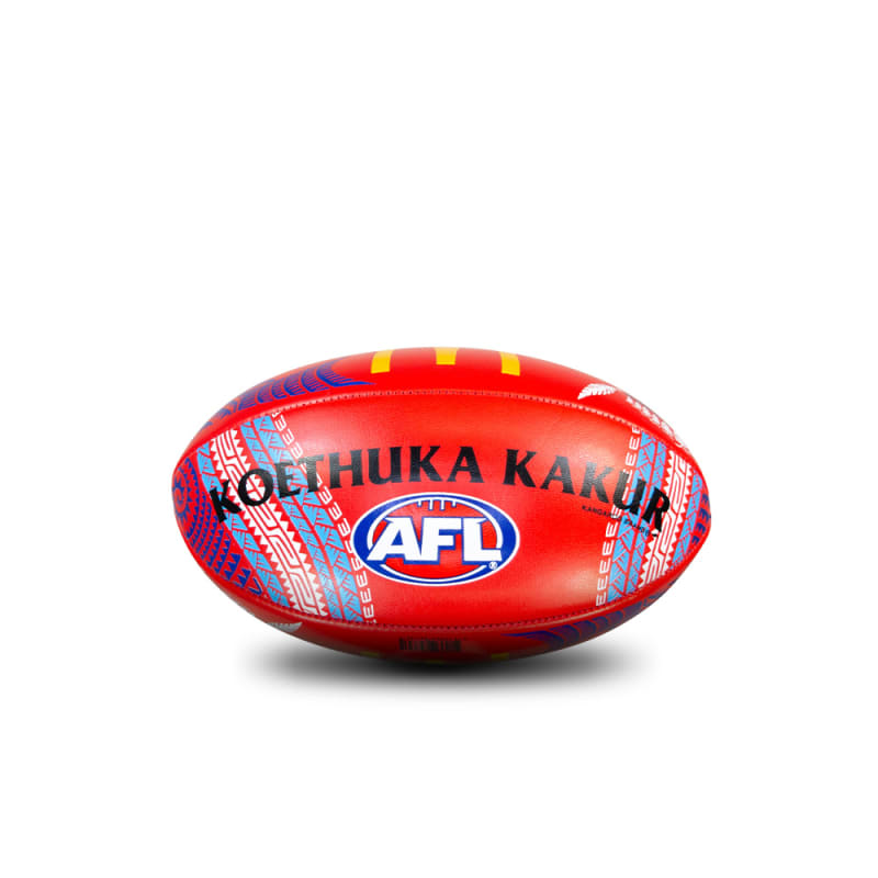 2025 Sir Doug Nicholls Round Replica Soft Footy - Red