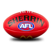 AFLラグビーボール(SHERRIN MATCH社) Vintage Sherrin Leather Match Rugby Ball w/Laces Australian