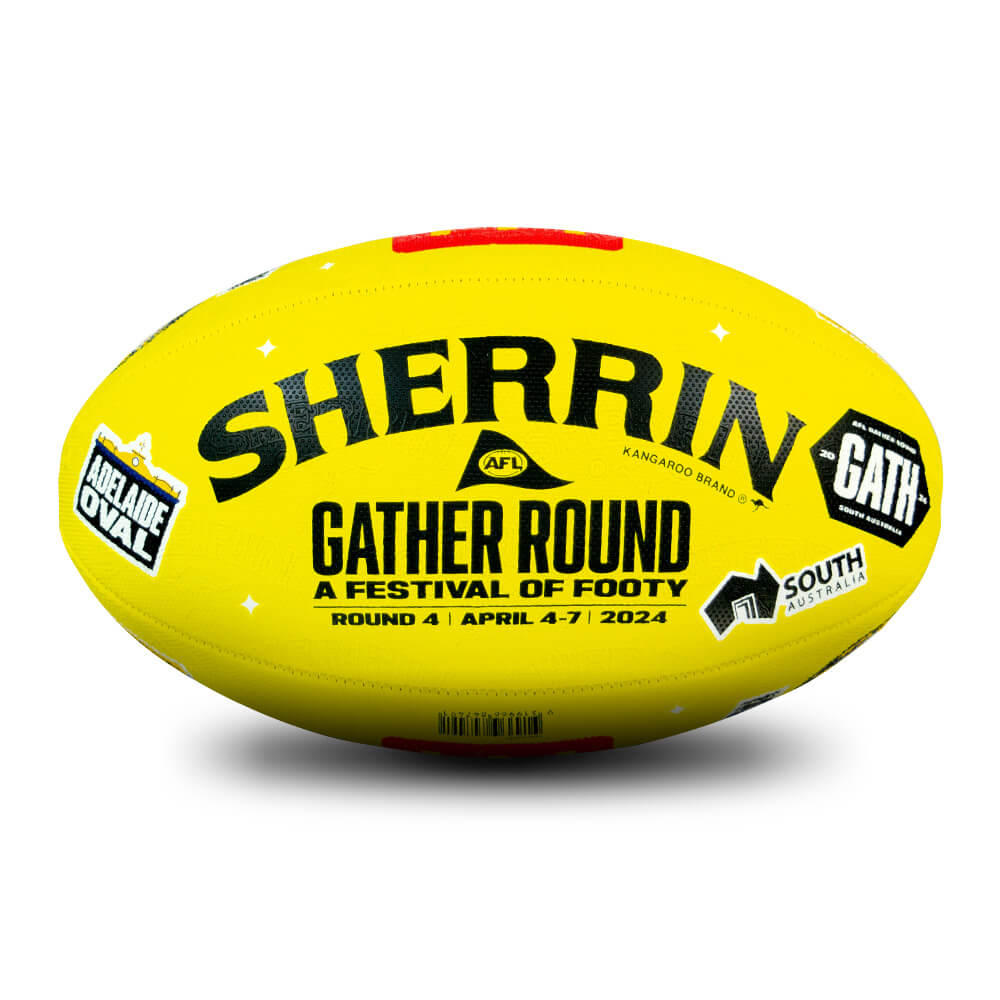 AFL Gather Round 2024 All Surface Ball Yellow