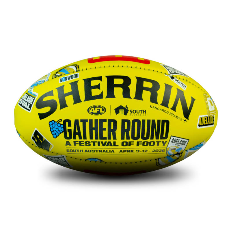 Official AFL Gather Round 2026 Game Ball
