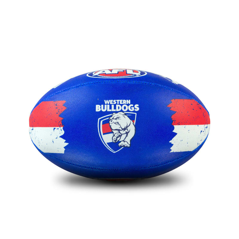 Western Bulldogs All Surface Personalised Football - Size 2